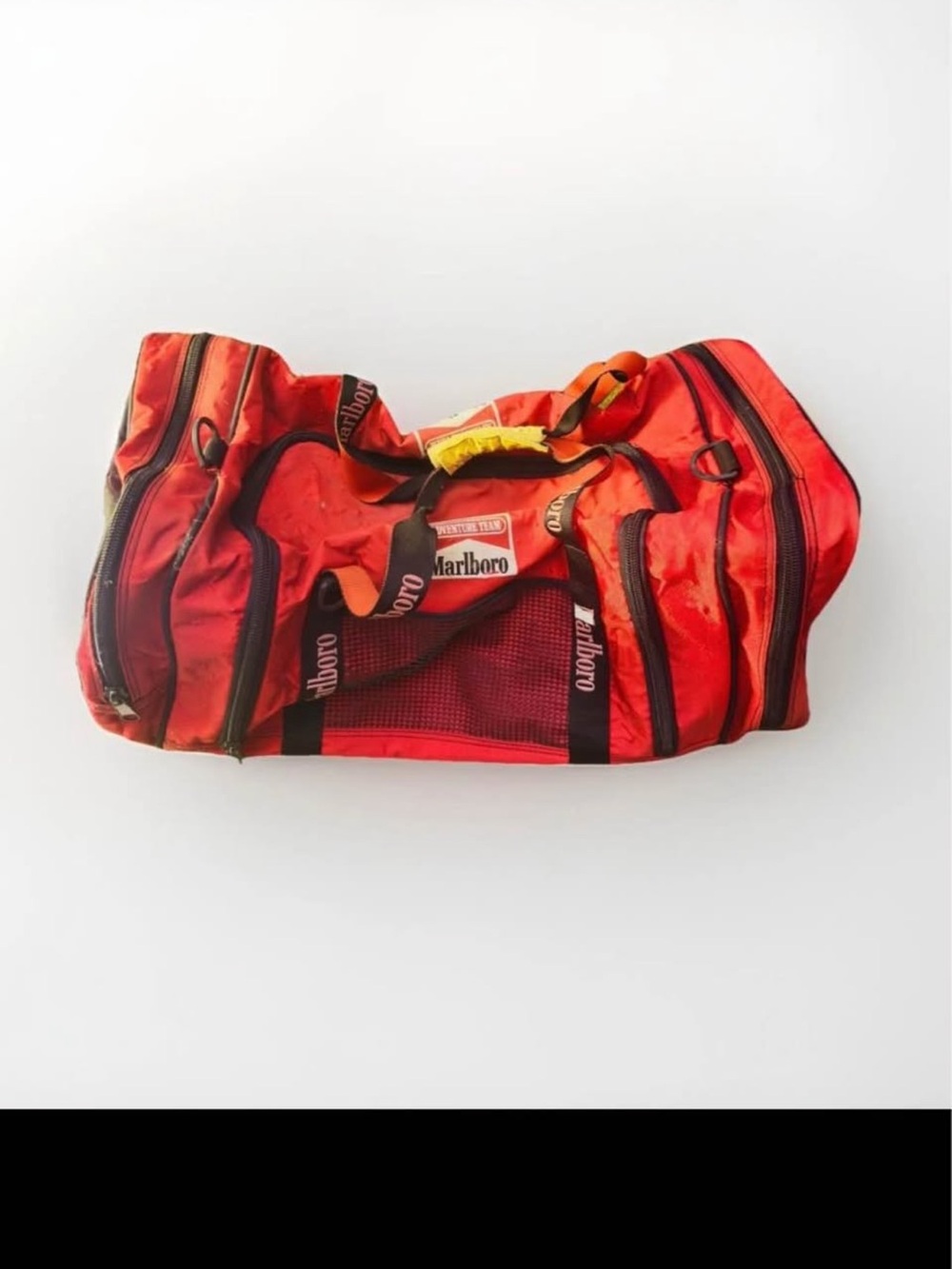 Marlboro Red and Black Duffel Bag -